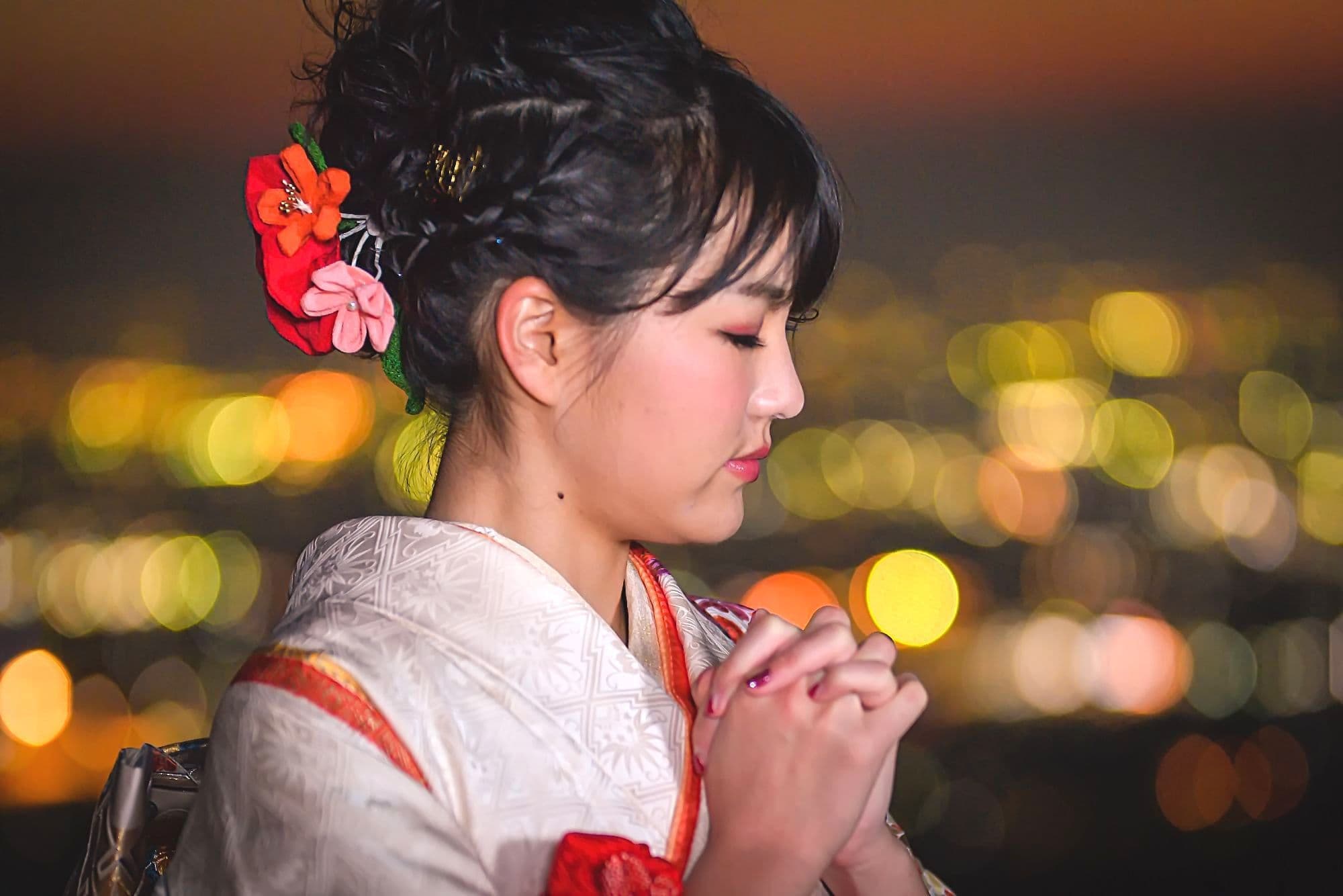 若草山の夜景2